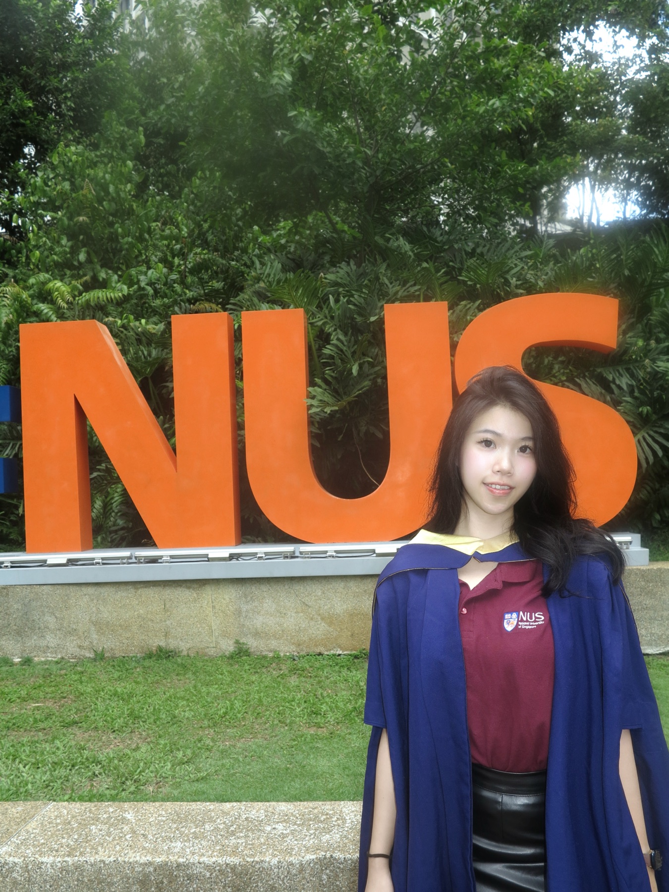 Diana during her NUS exchange in Singapore
